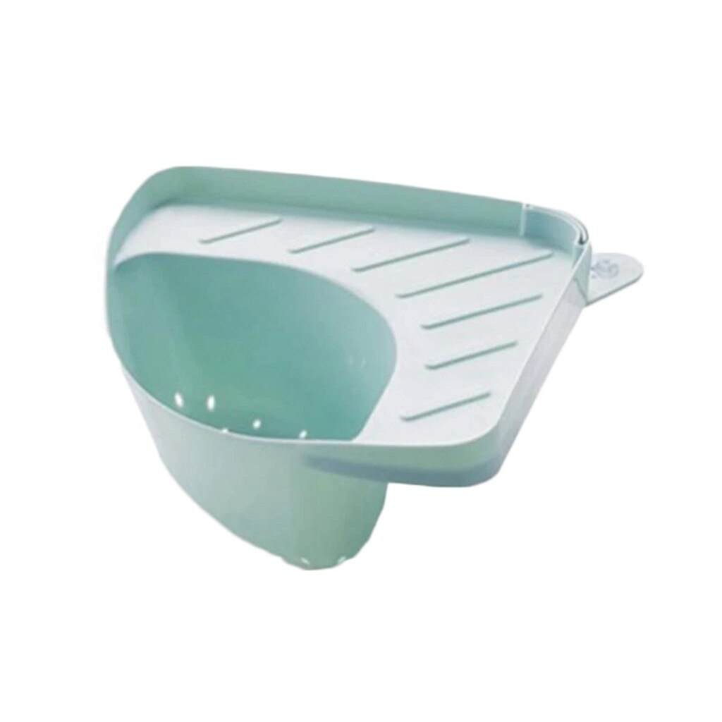 Home Baskets Food Residue Filter Rack Kitchen Drains Sink Strainer Filter Trash Food Catche: Blue