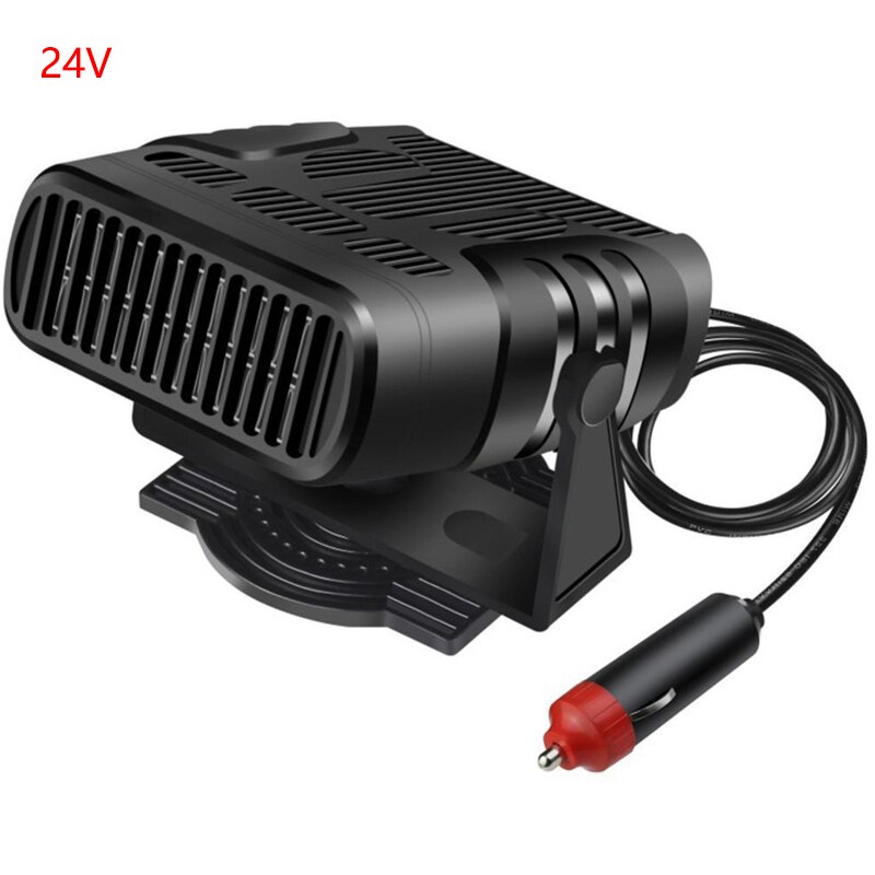 Draagbare Auto Heater Defogger Snelle Verwarming Voorruitontwaseming Elektrische Raam Voorruitverluchting Fan Voertuig Warmer Air Blower: 24V
