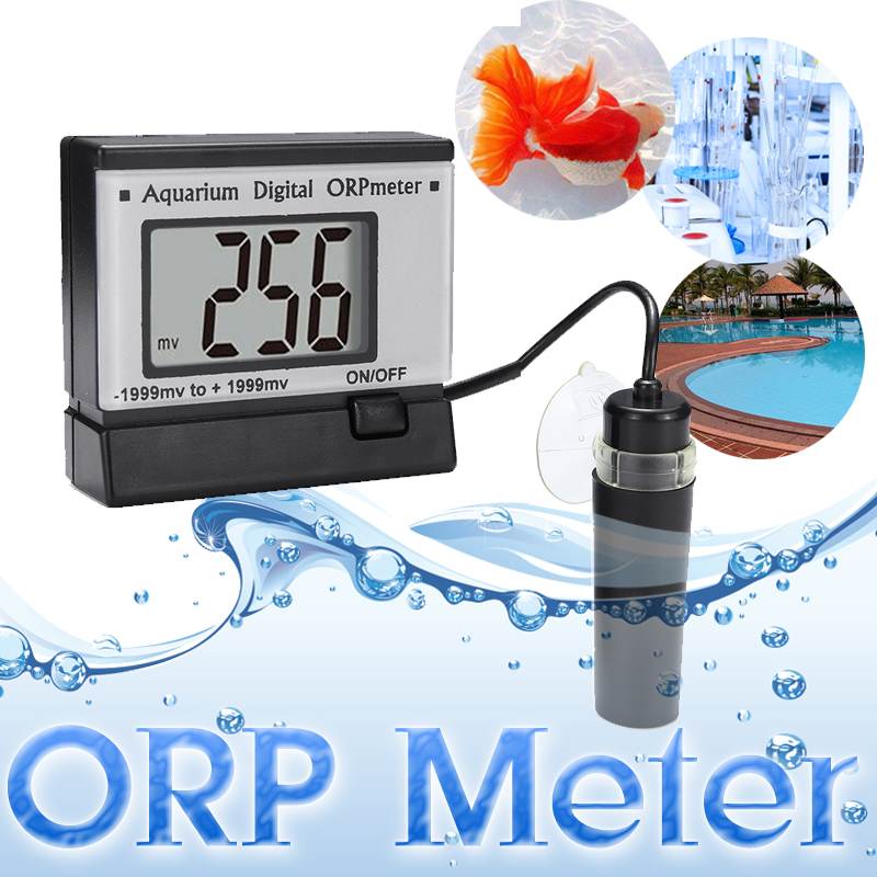 Digital ph orp monitor lcd display måleværktøj kit vandmonitor testermåler
