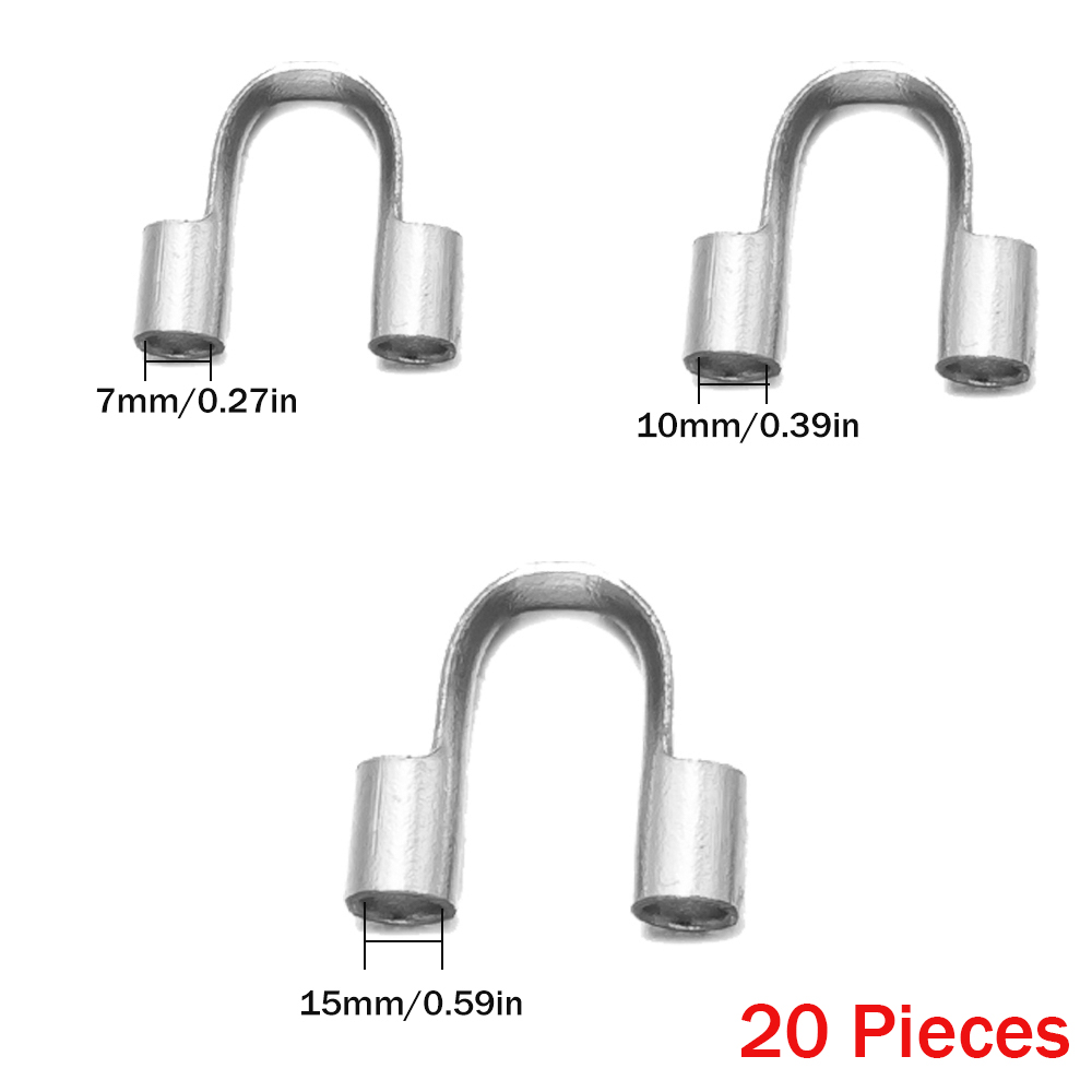 20/50pcs Gold Stainless Steel Wire Guards Thread Cable Protector Loops for Earring Bracelet Necklace Pendant DIY Jewelry Making: L / black
