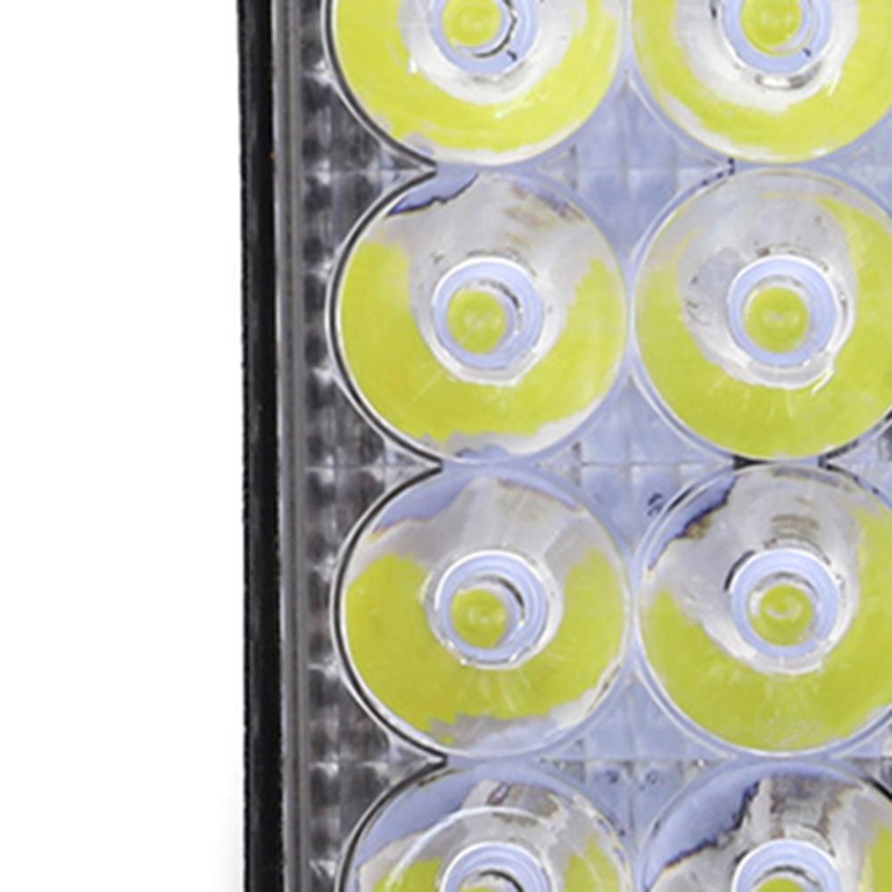 2Pcs 48W Square Bright LED Spotlight Work Light Car SUV Truck Driving Fog Lamp for Car Repairing Camping Hiking Fishing CSV