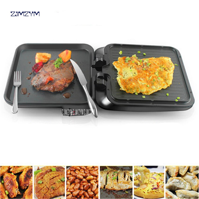 Automatic Electric Skillets Double Sided Frying Pan Non-stick Grill Pan Flapjack Cake Stalls Machine QZ-319 Household 270mm