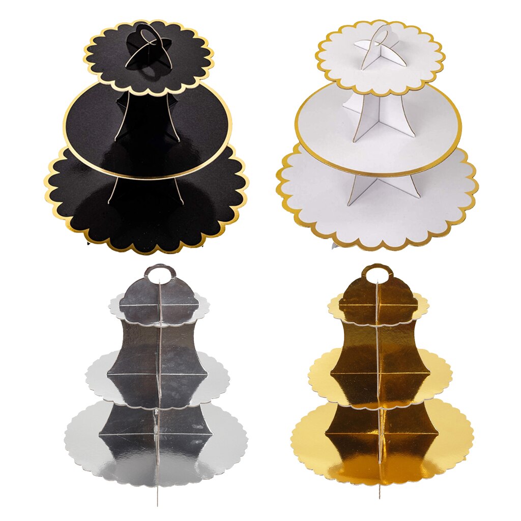 3 Tier Cupcake Stand Cake Voedsel Display Houder Baby Shower Verjaardag Decor