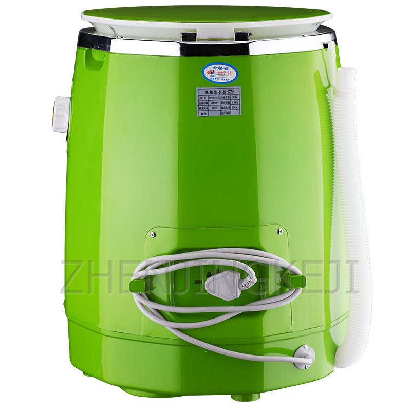 Small Mini Washing Mchine 220V Double Layer Drum Monocular Semi-automatic Spin Dry Baby Clothes Sock Washer Household Appliances