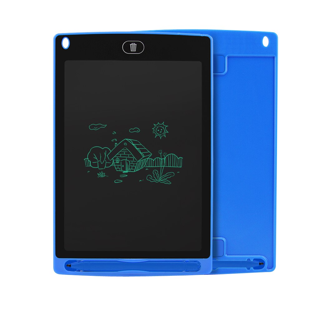 Sunany Lcd Schrijven Tablet 8.5 ''Inch Elektronische Tekening Schrijfbord Handschrift Pads Ultra-Dunne Board Met Pen Wissen knop: Blauw