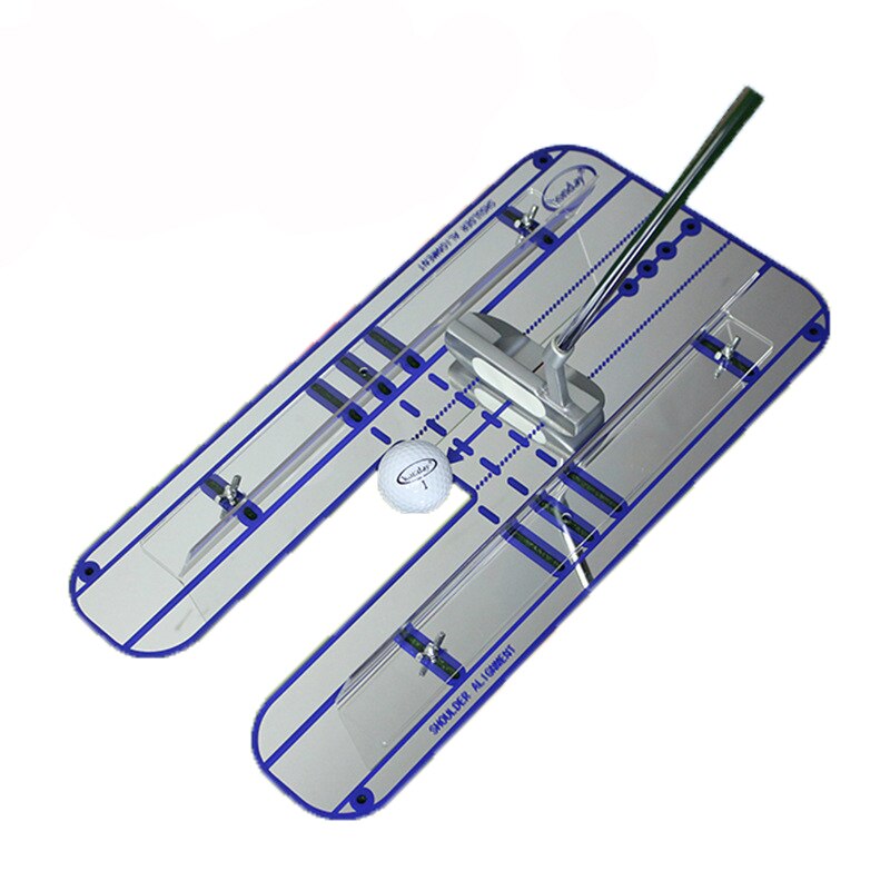 Golf Putt Mirror Golf Training Swing Swing For Its Auxiliary Mirror Golf Supplies 17.8 x 9.6 Inch: Default Title