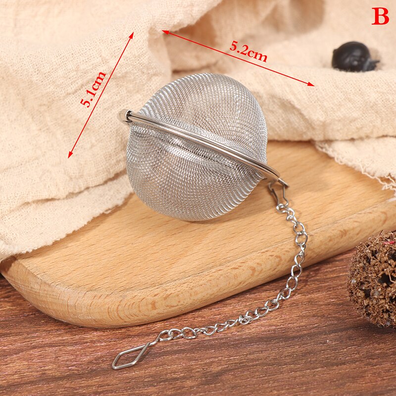 Metal Tea Infuser Herbal Novelty Stainless Steel Strainer Filter Cold Spice Cook: B