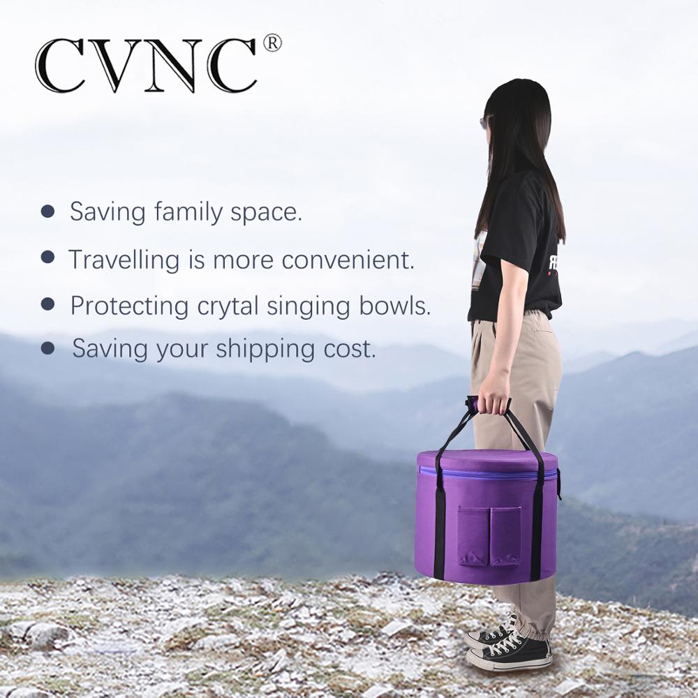 CVNC 10inch Crystal Singing Bowl Carry Case Travelling Bag