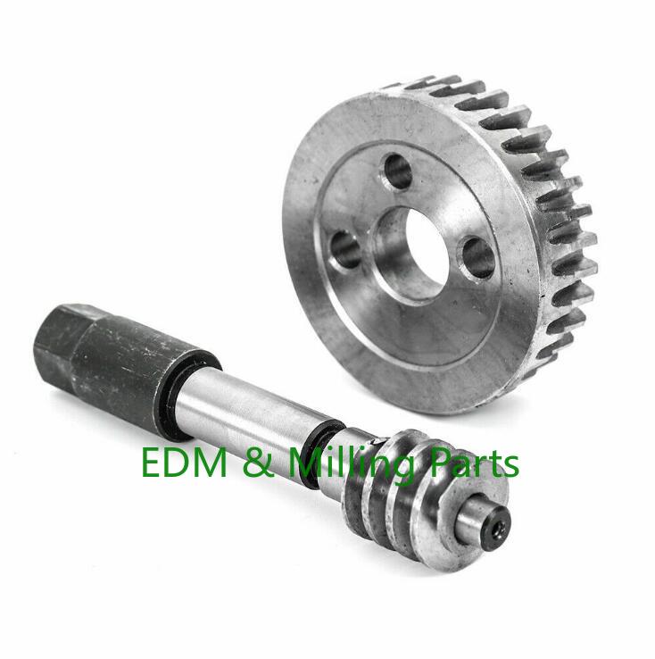 Piezas de fresadora CNC-tornillo sin fin ajustable + engranaje de turbina para herramienta de molino Bridgeport