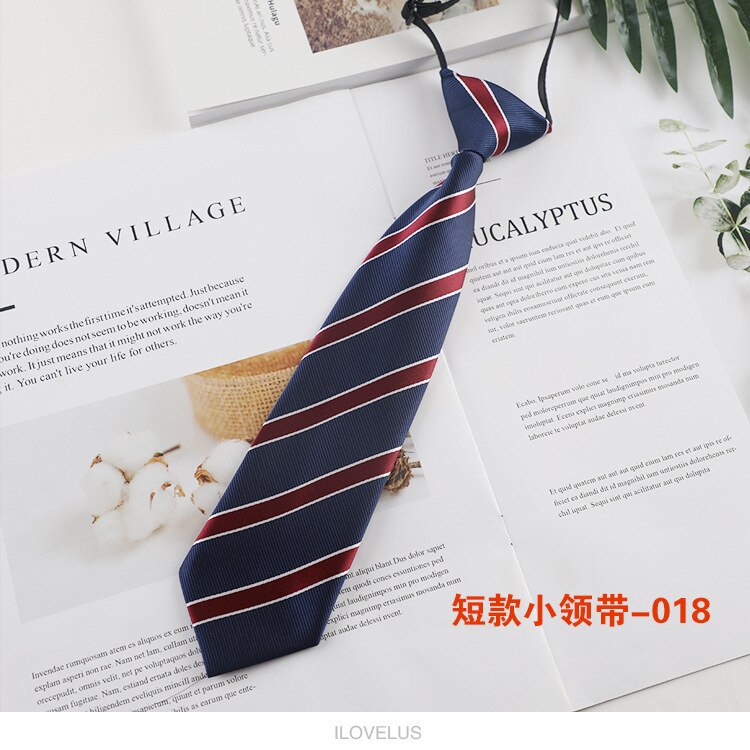 Cravate en soie avec dessin animé pour garçons et enfants, rayée, élastique, couleur unie, accessoires de fête de mariage, nouvelle: MULTI