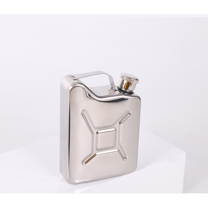 Jerrycan Olie 5Oz Wijn Pot Roestvrij Staal Heupfles Benzine Drum Reizen Alcohol Whiskey Liquor Fles Kleine Mini fles