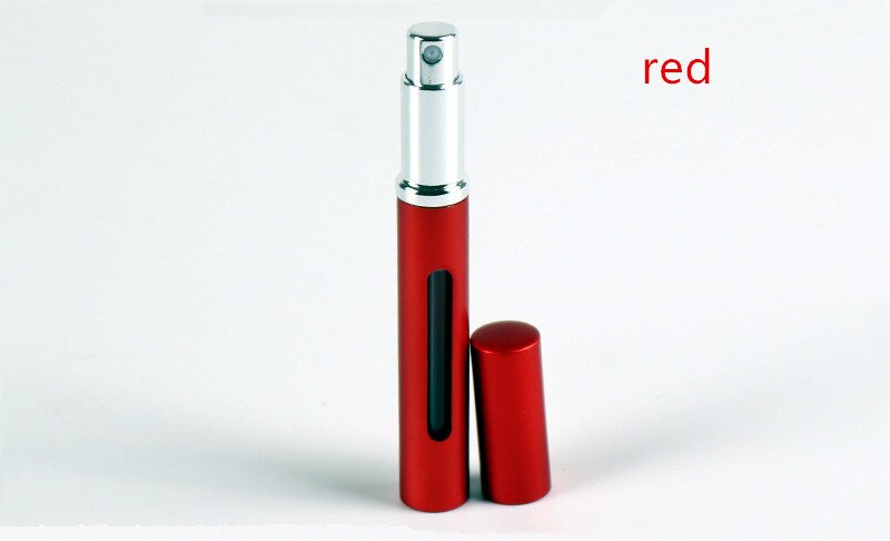 5Ml Draagbare Minitravel Navulbare Parfum Verstuiver Fles Parfum Fles Voor Spray Scent Pomp Case Lege Cosmetische Containers: red