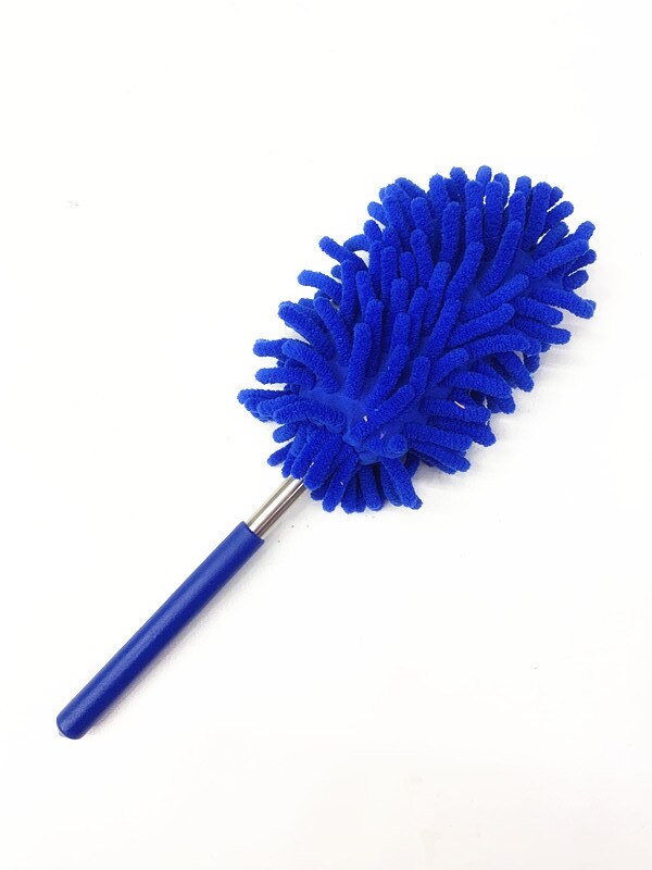 Plumero desmontable para techo de muebles de coche, Mini cepillo retráctil de fibra para limpieza de polvo, limpiador para el hogar: dark blue