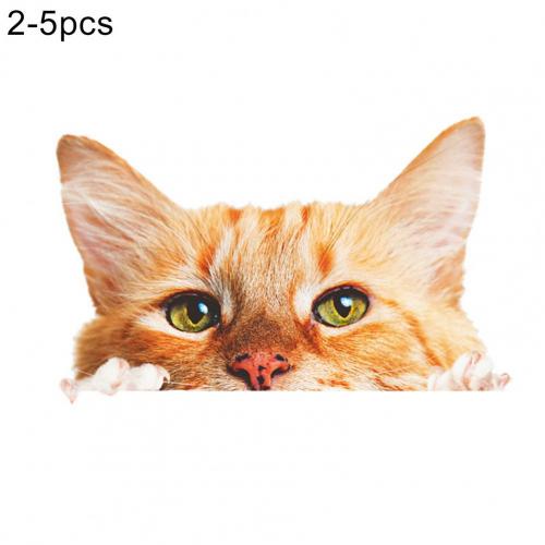 Cartoon pet kitten, puppy wall stickers waterproof removable DIY art decoration vinyl wall refrigerator shower room living room: 2