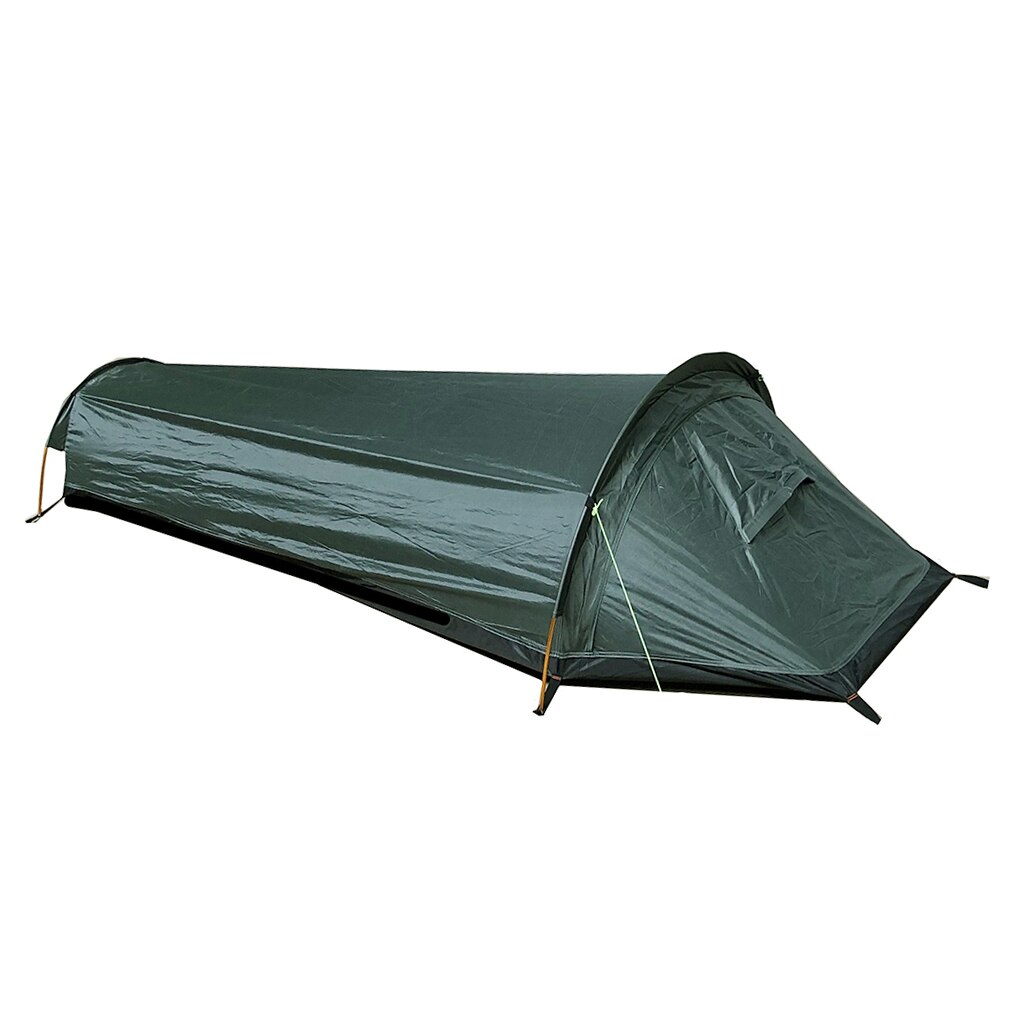 Tenda de acampamento ao ar livre, abrigo, sol, chuva, saco de dormir, 1 pessoa