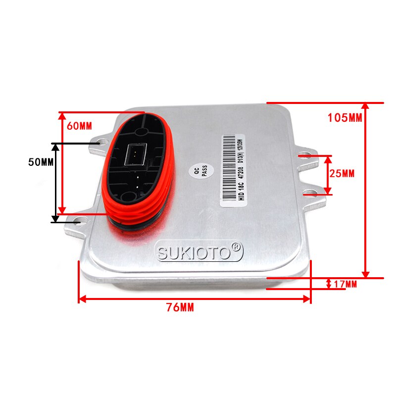 SUKIOTO Neue OEM H1 35W D1S Auto Scheinwerfer Xenon versteckt Ballast 5DV 009 610-00 5DV009610-00 5DV00961000 Für x5 X6 Skoda Octavia