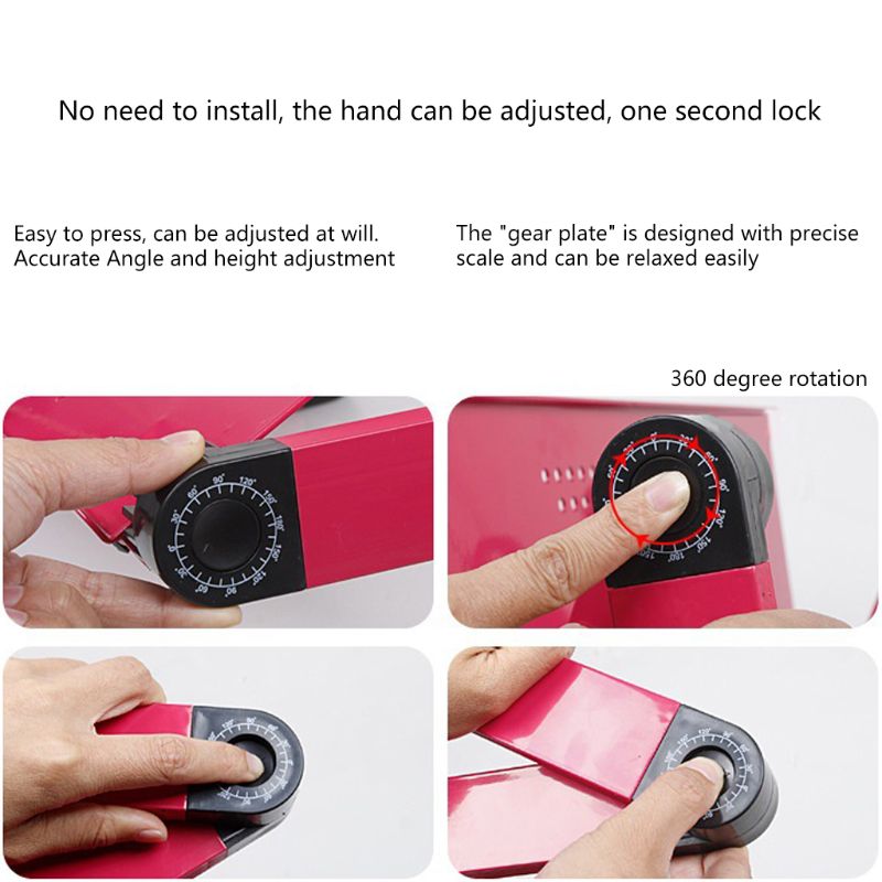 Ergonomic Folding Laptop Table Adjustable Laptop Stand Portable Desk for Laptop