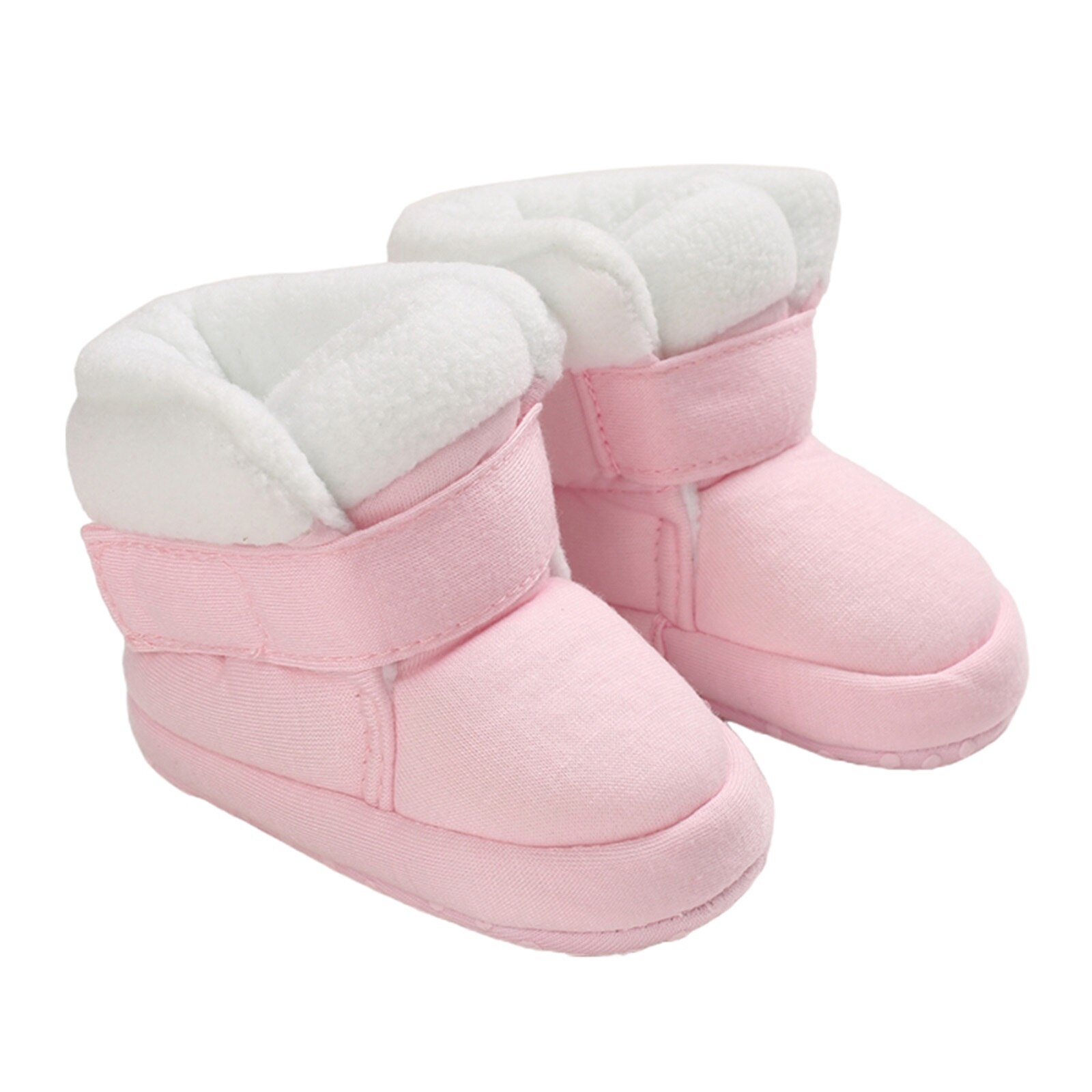 Baby Mädchen Schnee Schuhe Winter Stiefel Baby Pelzigen Plüsch Warme Winter Schuhe Kleinkind Baumwolle Schuhe Prewalker 0-18M