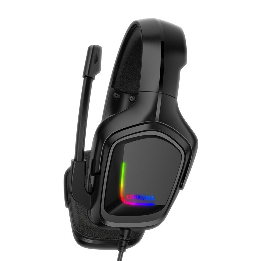 Cuffie da gioco casque ONIKUMA K20 PS4 3.5mm PC Gamer cuffie da gioco Stereo luce a Led con microfono per XBox One/Tablet portatile