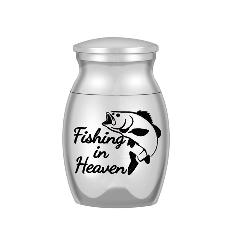 Kleine urnen voor menselijke as, mini-urn voor huisdieren, as van roestvrij staal: S-59
