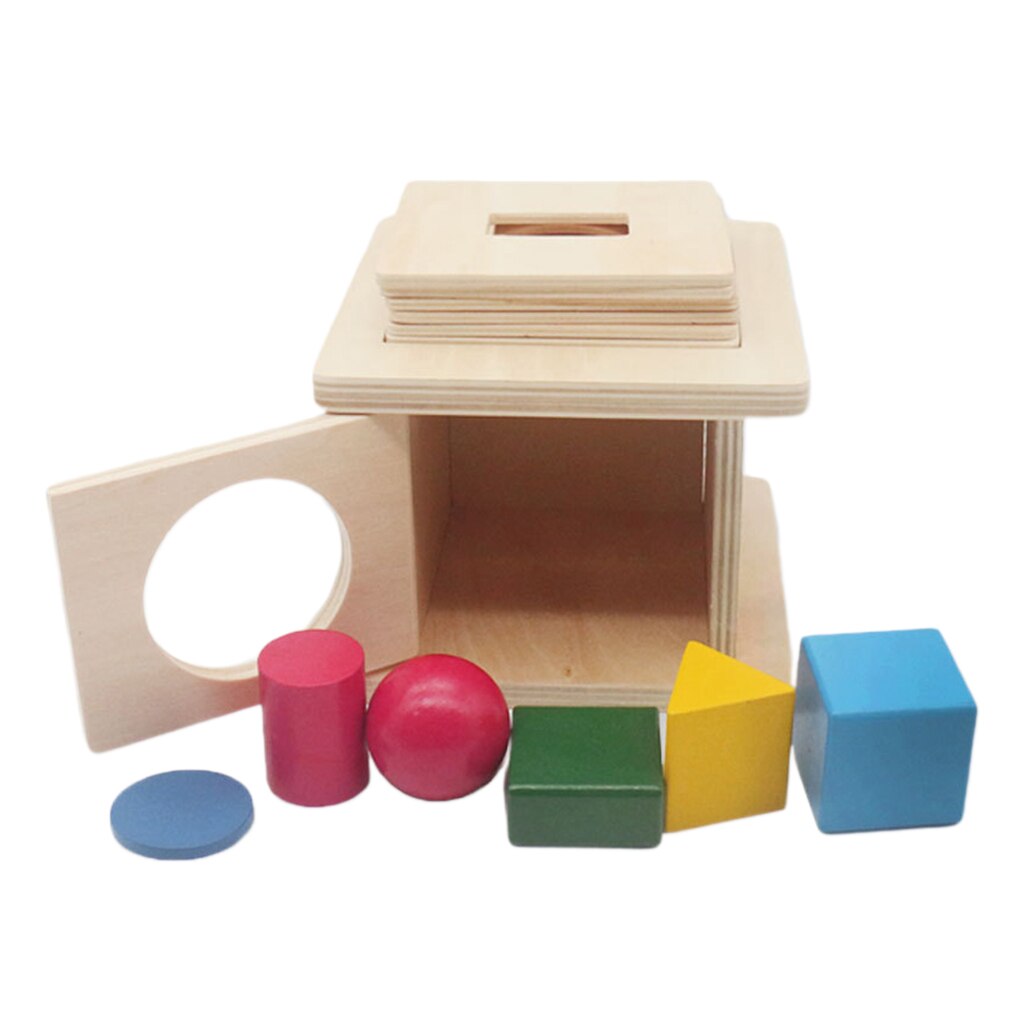 Boxed Vormige Matching Game Speelgoed 6 In 1 Vorm Sorter Kinderen Kleur Cognitieve Ontwikkeling Speelgoed