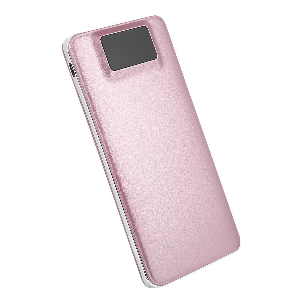 30000 mah batterie externe Portable 2 USB téléphone Portable batterie externe banque d'alimentation de chargeur pour Samsung iPhone Xiaomi Huawei batterie externe: rose golden