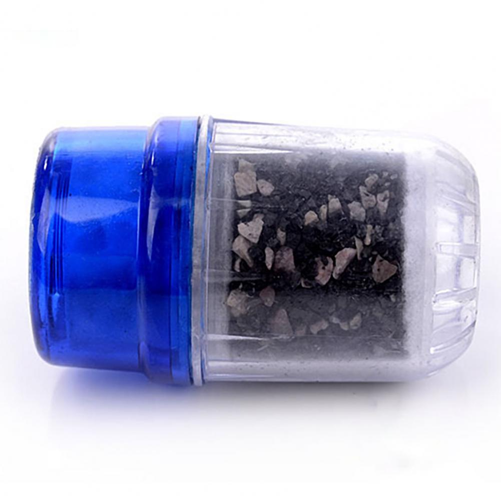 ¡80% ! Filtro de agua para grifo de cocina, minipurificador de carbón activado para ducha, color azul