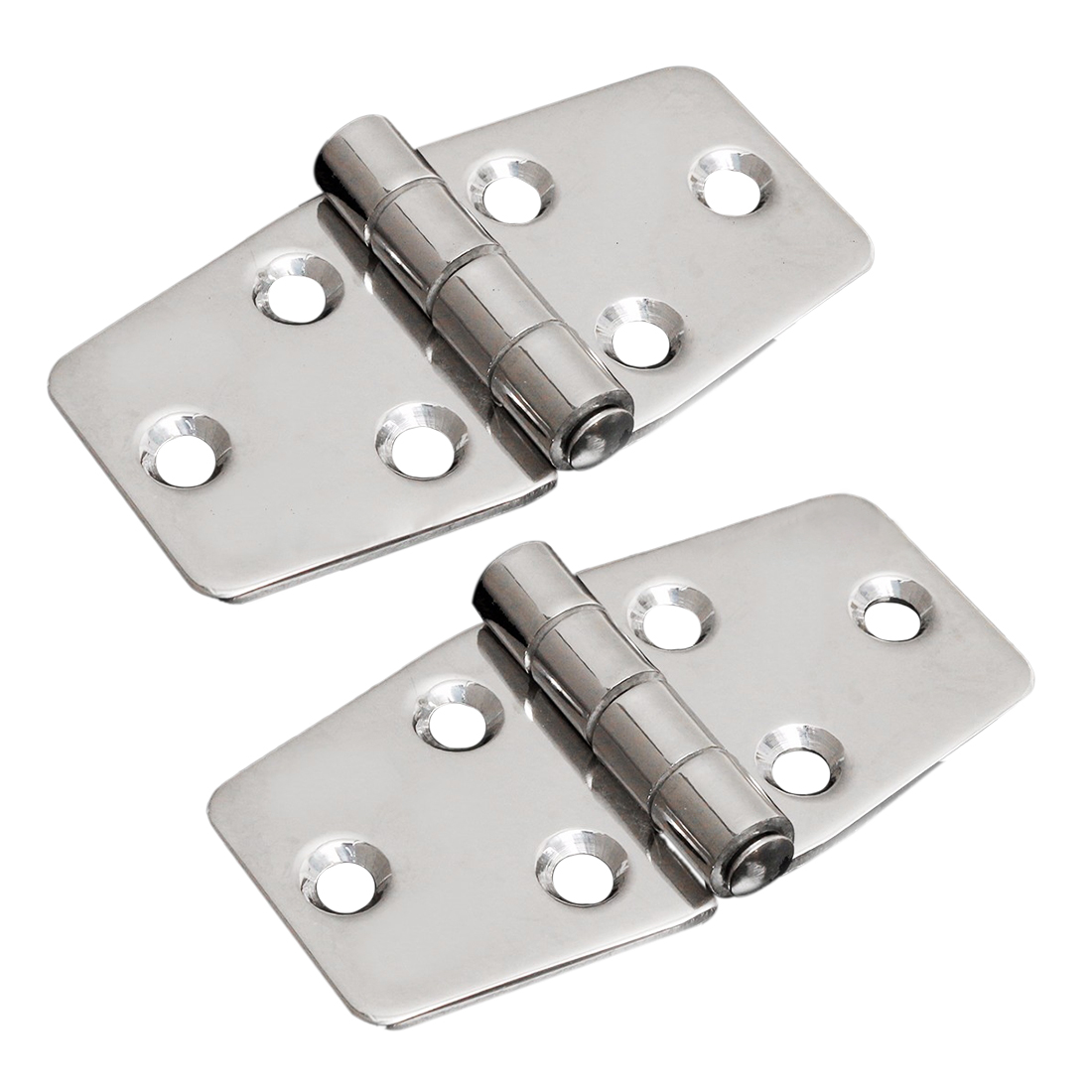 2Pcs 3 Rvs Boot Marine Grade Flush Deur Hatch Compartiment Scharnieren