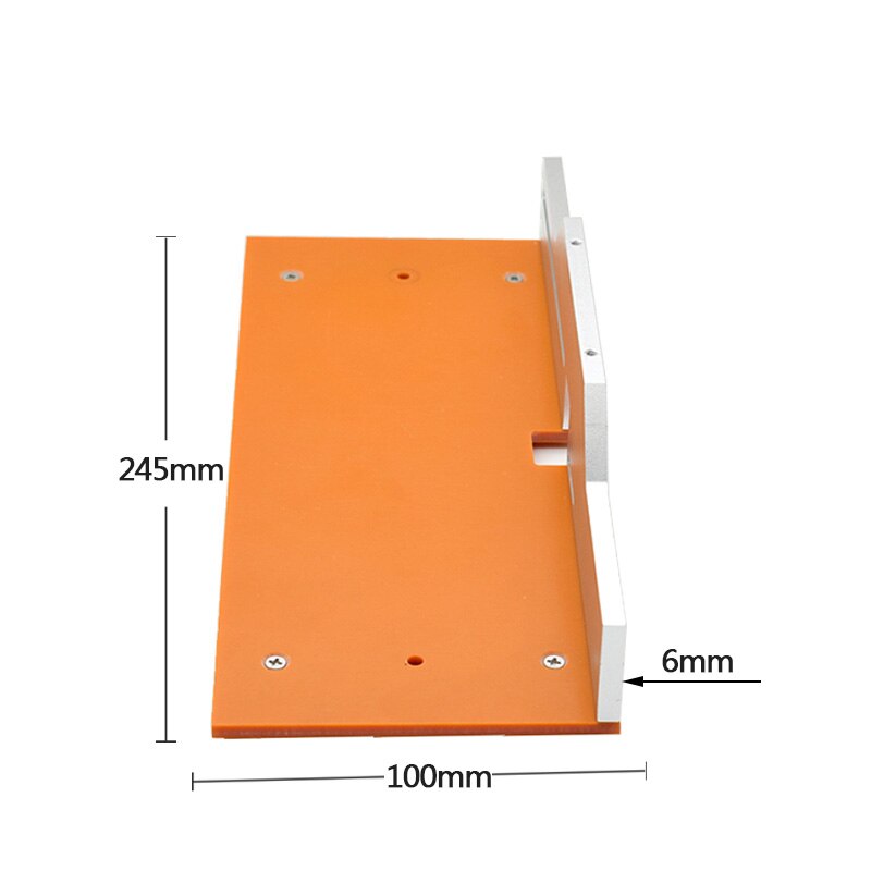 Workbench Aluminium Router Table Insert Plate Electric Wood Milling Flip Board with Miter Gauge Guide Set Table Saw Woodworking