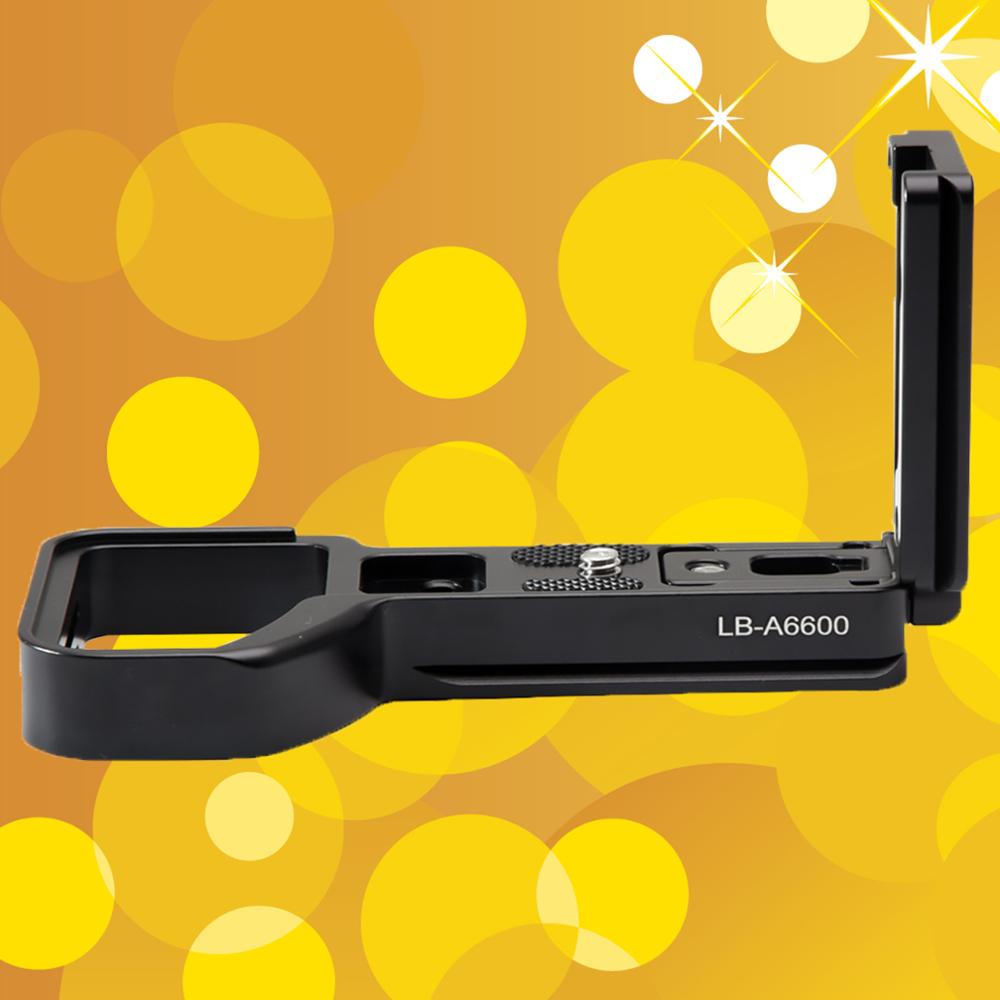 Placa de soporte en L de liberación rápida escalable para SONY A6600 α6600 Arca Swiss Really right stuff RRS