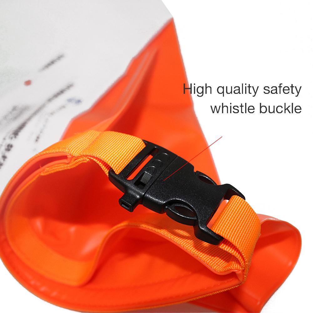 20L Schwimmen Boje mit Trockenen Tasche Multifunktionale Aufblasbare Gute Sichtbarkeit Schwimmen Boje für Wasser Sport Liebhaber