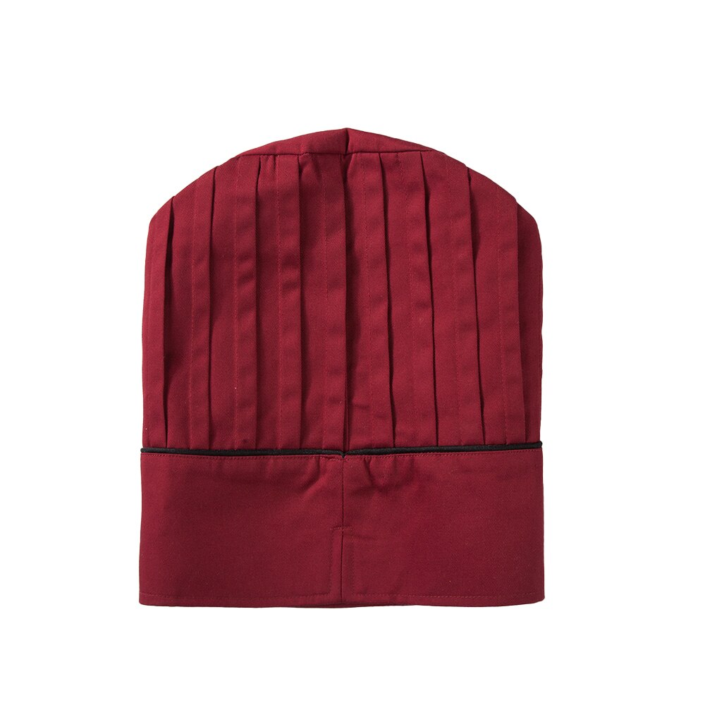 Chef Hat Gorro Cocinero Kitchen Baker Elastic Hat Hotel Catering Cooking Cap Striped Plain Hats Waiter Working Caps