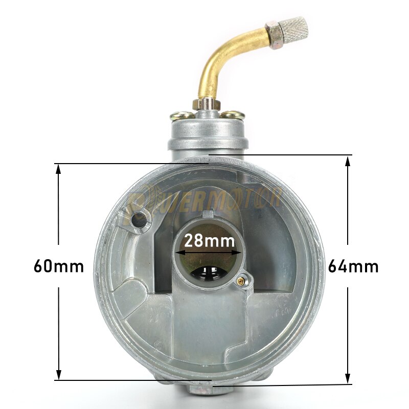 Powermotor motorcykel förgasare 17mm för puch 17 bing dax ersättningscykel förgasare moped cykel passar puch 17mm carb bing stil