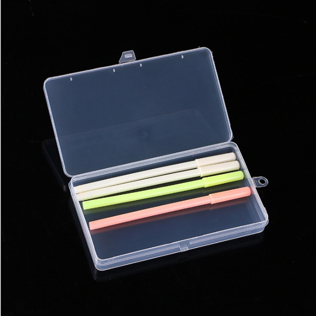 1Pcs Plastic Empty Storage Box Small Transparent With Lid Collection Container Jewelry Holder Case Organizer Tool Storage