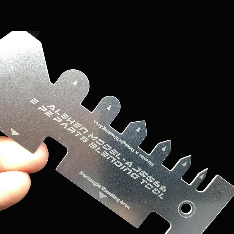 Model Modification Tool Auxiliary Ruler Etching Sheet Pliers Hand Pressing Bending Dedicated Vise L1J2