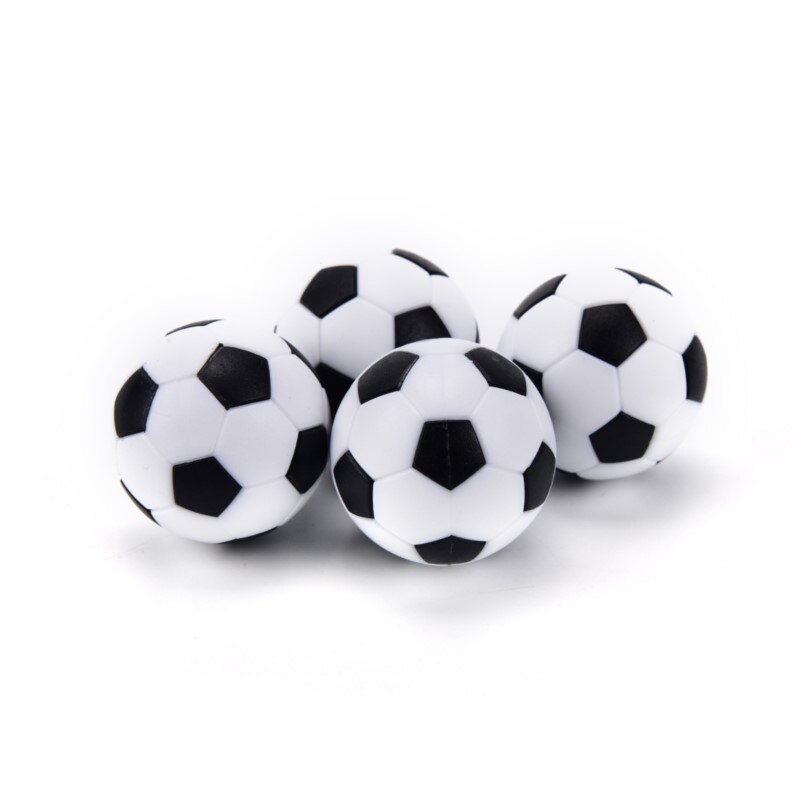 Futbolín de 32mm, balón de fútbol de plástico, futbolín Soccer, para deportes, juegos interiores redondos 4 Uds.