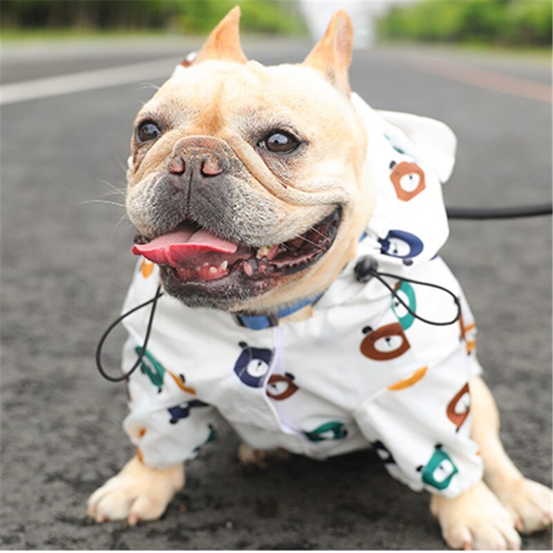 Pug Ropa Impermeable para perro mascota Pug, ropa para Bull... – Vicedeal