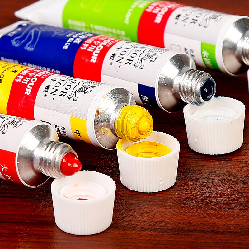 Professionele 12/18 Kleuren Olieverf Set Olieverf Pigment Voor Artist School Student Acuarelas Art Supplies