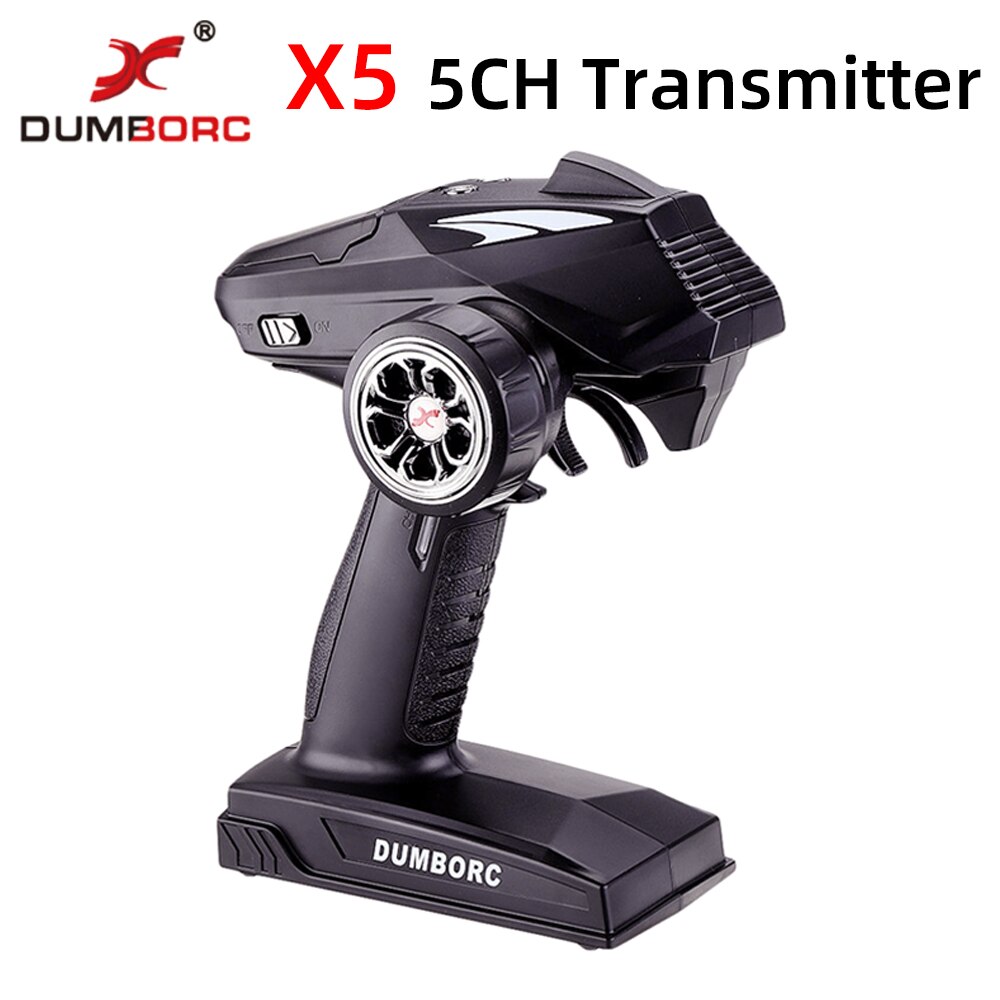 2.4G 6CH Transmitter remote control X6 with X6FG Gyro Receiver LED Light Set for 1/10 1/8 Crawler Axial SCX10 D90 RC Car Boat