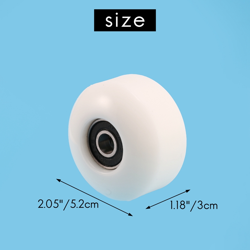 NALFI-skateboardwielen met lagers 52X30mm Straat PU-wielen Skateboardonderdelen Cruiser Longboard-wielen (set van 4)
