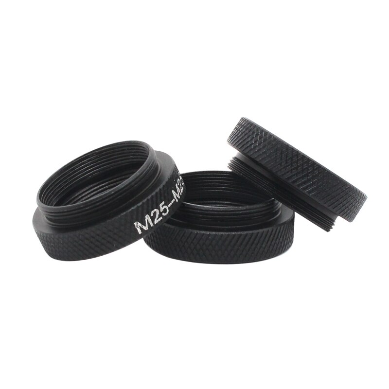 6.5 mm Microscope Objective Lens Adapter Ring Mounting Thread M25 to M25 Objective Parfocal Length Extension Ring Adapter