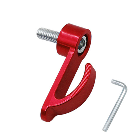 Motorfiets Enkel Gat Haak Helm Haak Universele Cnc Aluminium Helm Tas Haak Houder Voor Crossmotor Elektrische Scooter