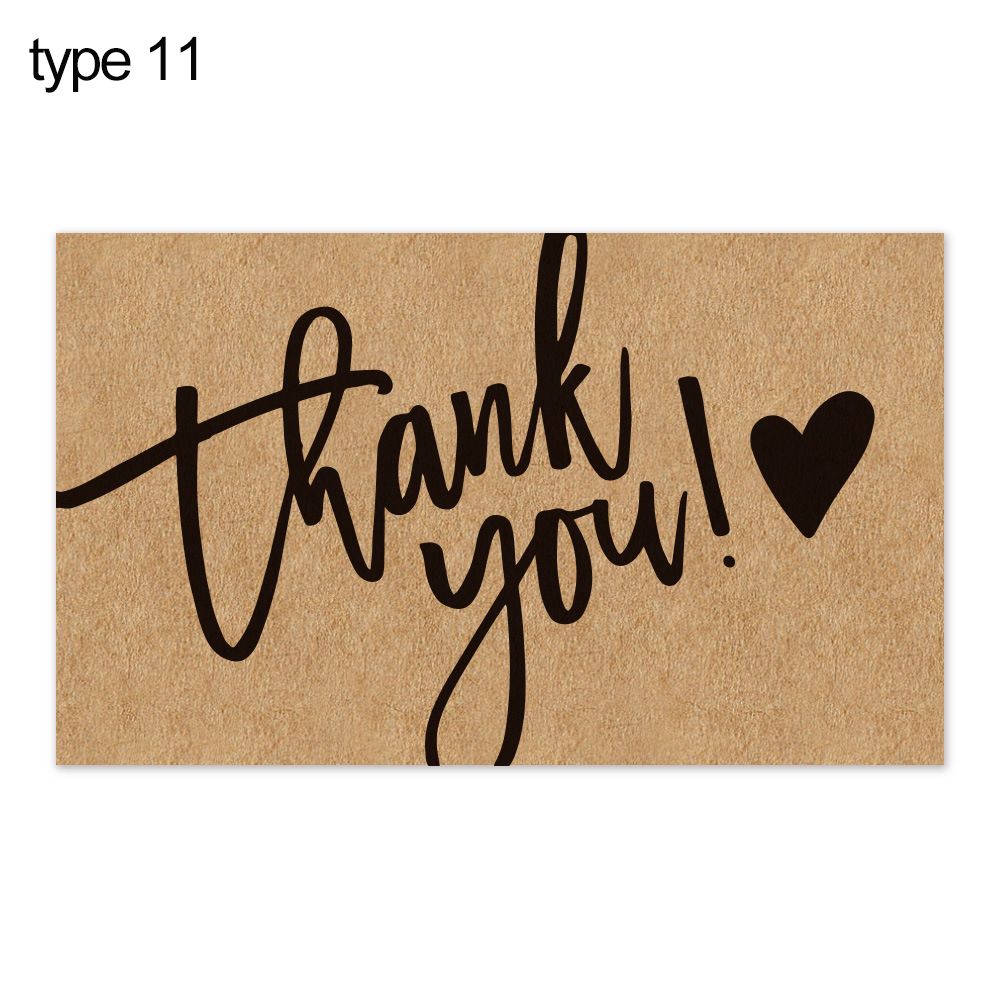 Cartes postales en papier kraft GT "Merci pour votre commande", cartes de voeux, attro, au détail en ligne, appréciation express, 30 pièces: vert clair