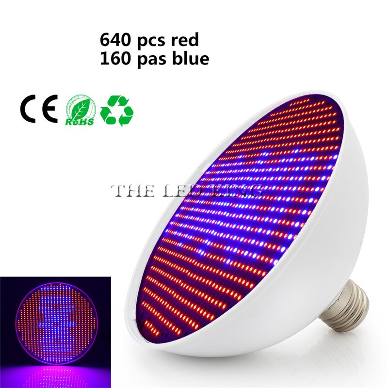 600w fullt spekter  e27 220v led plante vokse lyspære fitolampy phyto lampe for innendørs hageplanter blomst hydroponics vokse