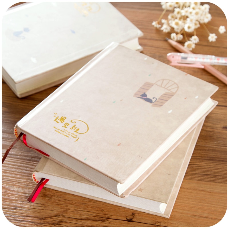 1 st Mooie Kleur Pagina Dagboek Notepad Creatieve Lege Notebook Dikke Notebook Persoonlijke Planner