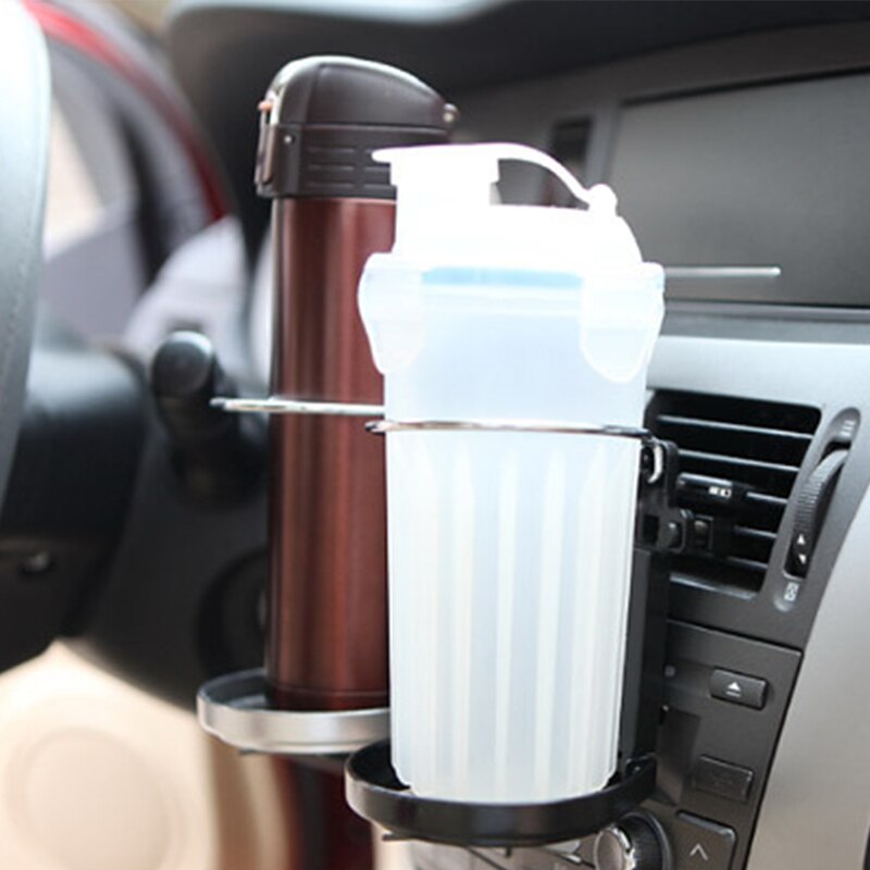 Portavasos plegable Universal para coche, soporte para bebidas con ventilador, con salida de aire, Marco para coche, camión, furgoneta