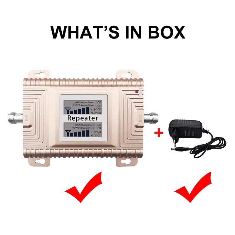 GOBOOST 2g 3g CDMA 850 4g LTE 1800 MHz Dual Band Signal Booster Cellular Amplifier B5 B3 For Cell Phone Repeater