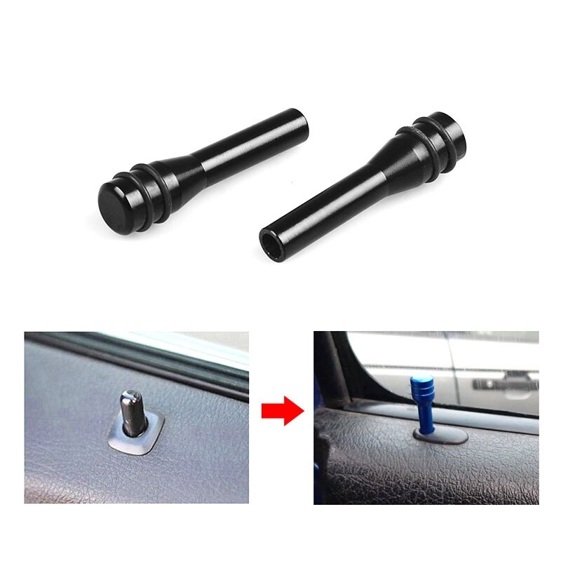 Car Door Chrome-Plated Decorative Sticker Door Bolt Lock Pin Door Bolt