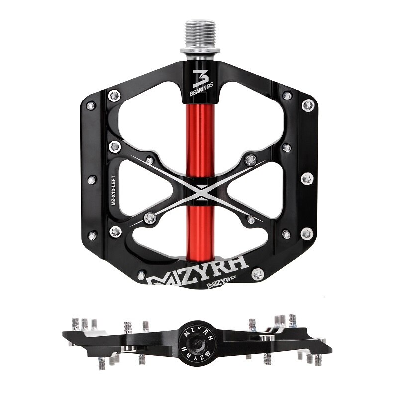 Bicycle Pedals 3 Bearings MTB Anti-slip Ultralight Aluminum Mountain Road Bike Platform Pedals Cycling Accessories