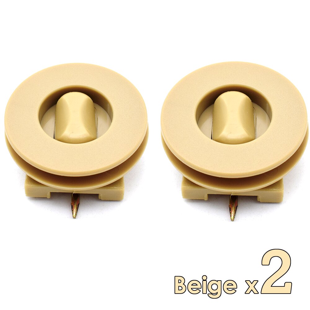 Auto Twist Lock Vloermat Clips Sluiting Tapijt Bevestigingen Grip Gesp Voor Vw Jetta Golf 4 Bora Passat B5 Kever polo Auto Styling: Beige